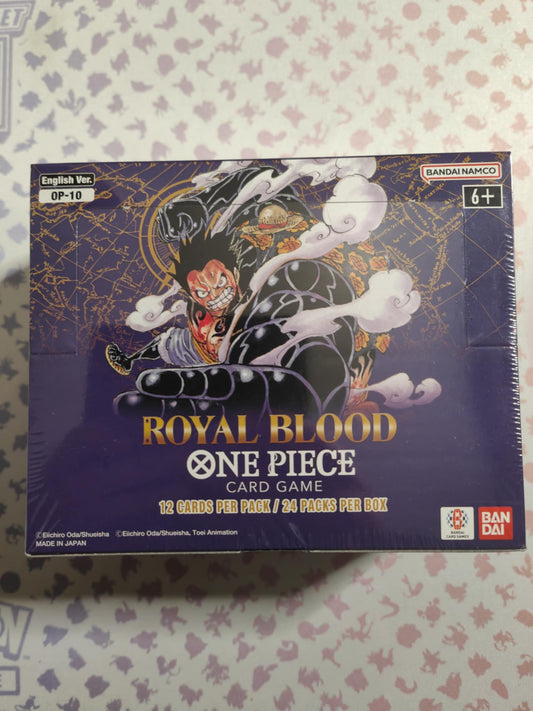 Boîte de 24 Boosters One Piece Card Game - OP10 : Sang Royal